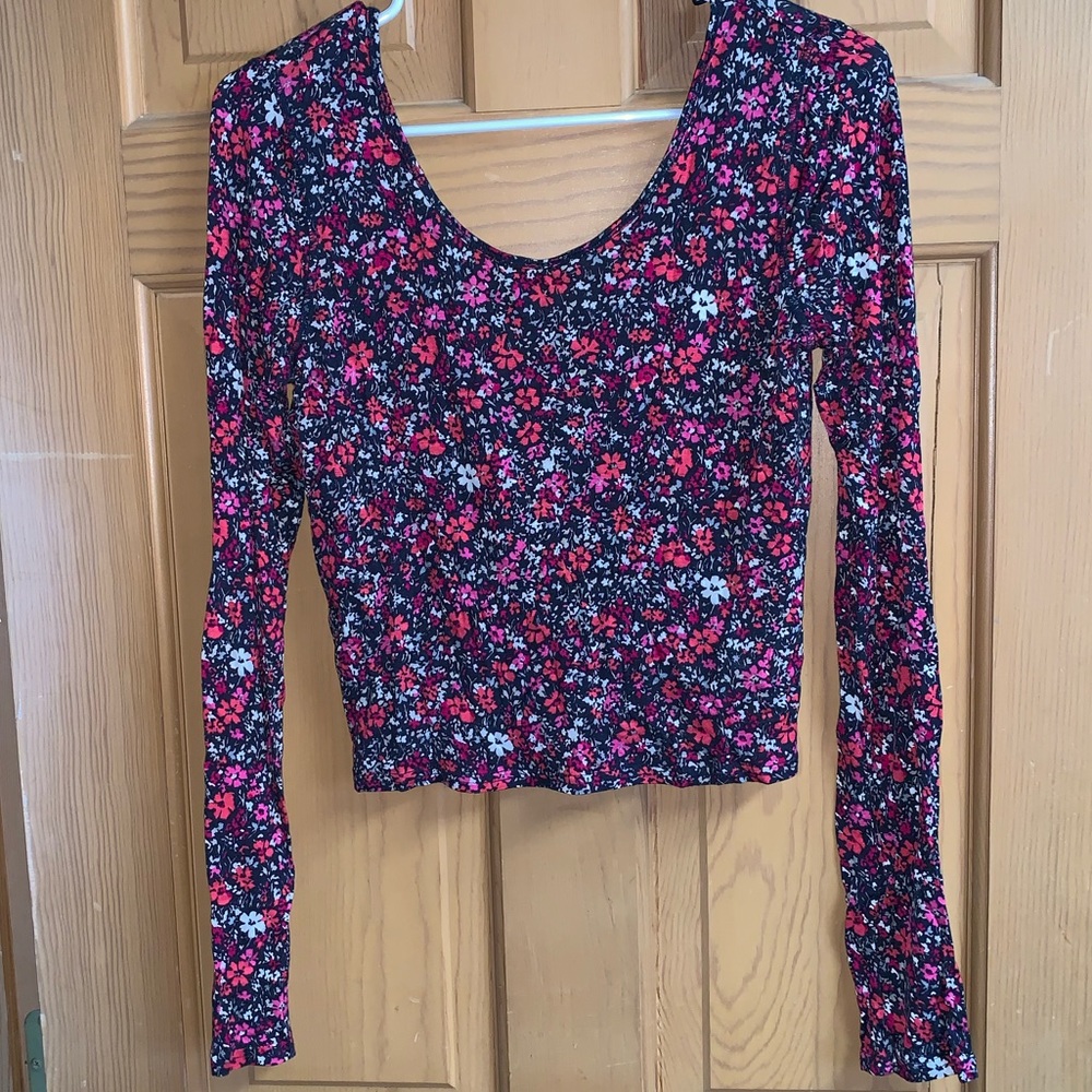 Floral crop top